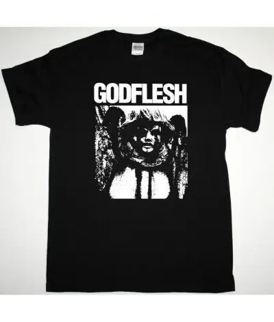 

Новая Черная Ретро футболка Godflesh, Винтажная футболка унисекс с графическим рисунком, хлопковая модная одежда для пар, для лета