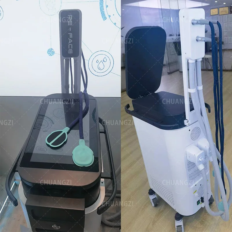 Máquina de estiramiento facial por termolifting, eliminador de arrugas antienvejecimiento, radiofrecuencia RF, alta frecuencia