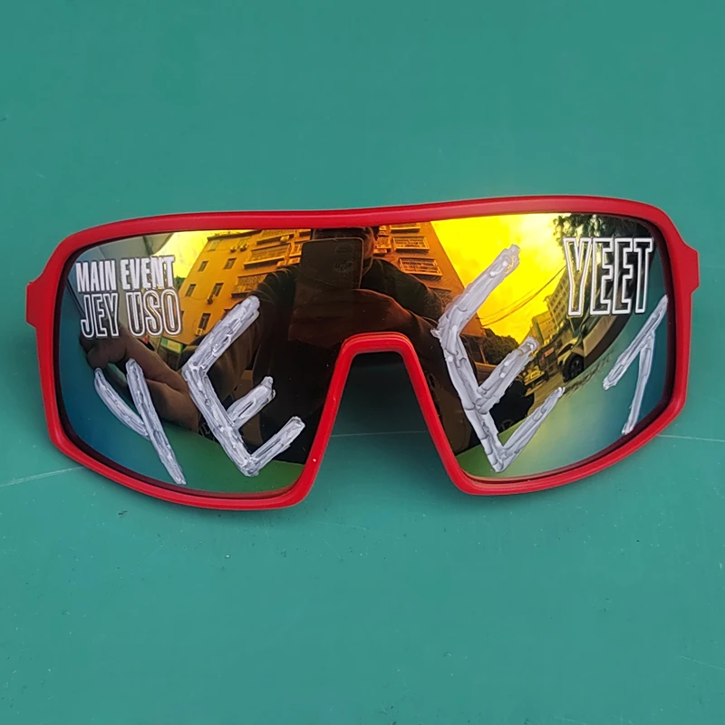 Jey Uso Yeet Sunglasses key uso yeet sunglasses Sports Shades Glasses Bloodline USOS RARE colors Motorcycle glasses