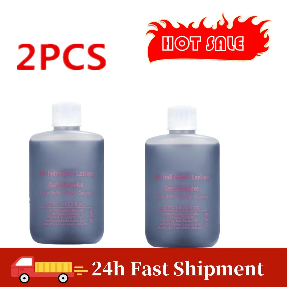 Colle pour cils greffés, 2 pièces, 22ml, séchage rapide, forts, S0l1, outils naturels, formule Mak, Extension adhésive