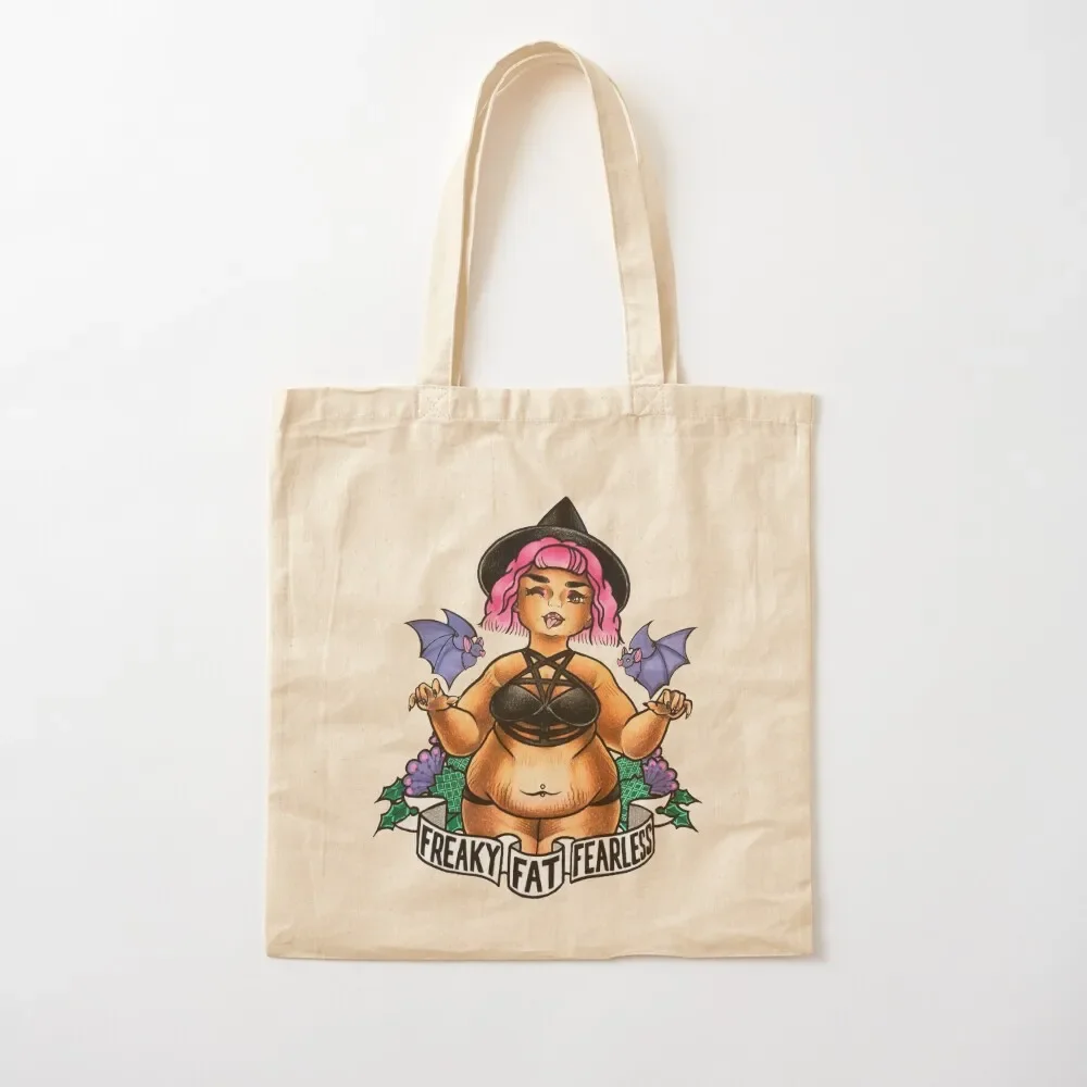 Spooky Fat Babe Pinup Tote Bag shoping bag cute tote bag hand bags