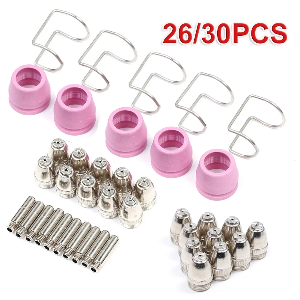 

SG55 AG60 WSD60 Plasma Cutting Consumables Torch Electrode Tip Nozzle Kit 60A Plasma Cutting Machine Accessories