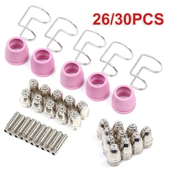 Kit de buse de pointe d'électrode de torche 60A, consommables de découpe Plasma SG55 AG60 WSD60