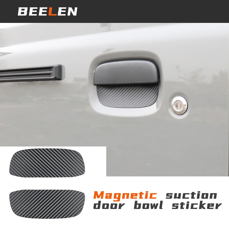 

Car door bowl magnetic sticker for 2019-2025 new Jimny Jimny modified door handle anti scratch pad door bowl Accessaries