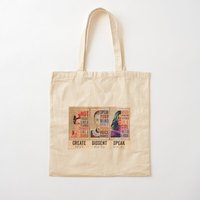 Create Frida Kahlo Dissent Ruth Bader Gi Tfl Canvas Bag Unisex Handbag Fabric Ladies Tote Grocery Fashion Printed Casual