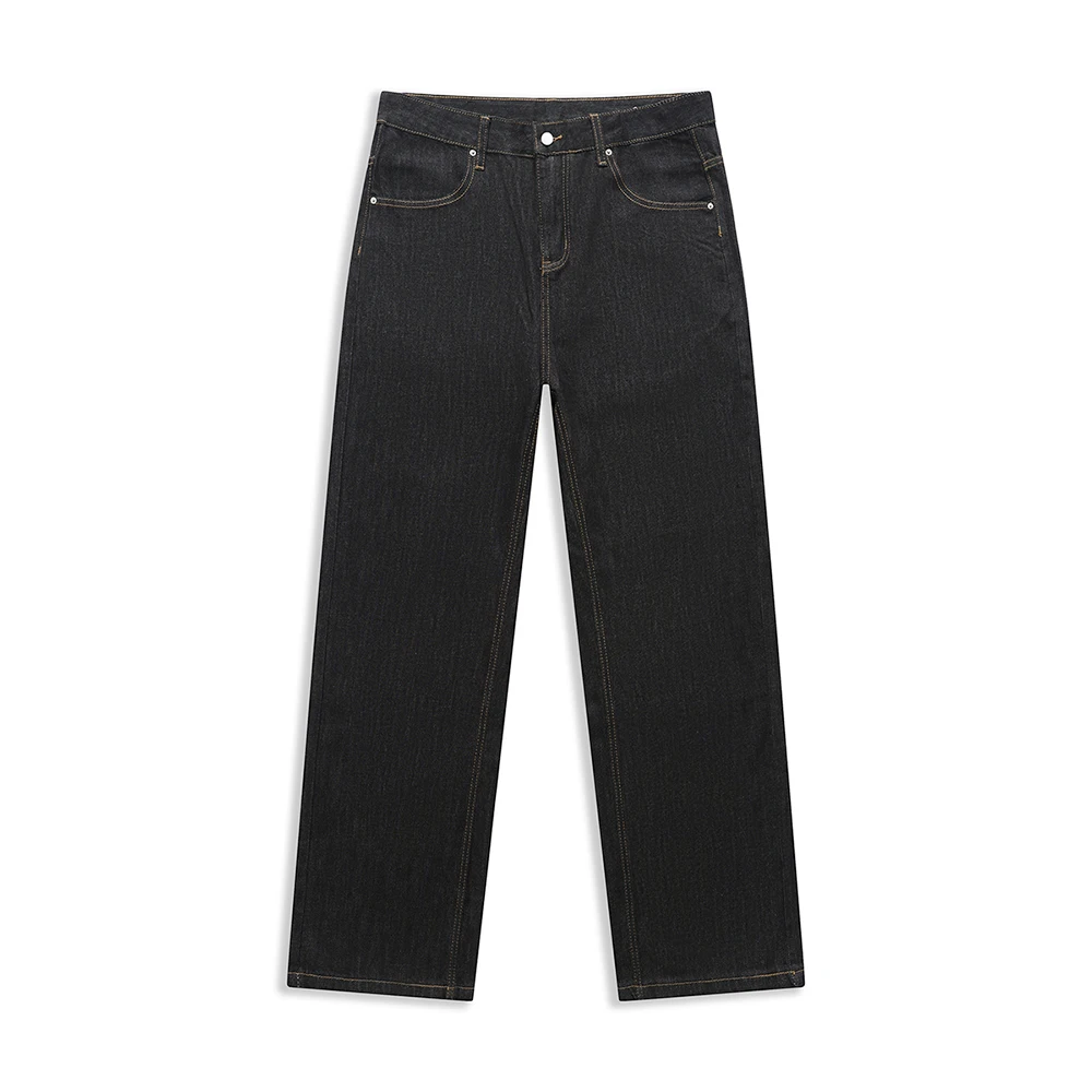 อเมริกันฮิปฮอปกางเกงยีนส์หลวมสีกรมท่าสีน้ำเงิน DENIM ขาตรงกางเกงขากว้างแฟชั่นฮิปฮอปสตรีทแวร์กางเกงยูนิเซ็กซ์
