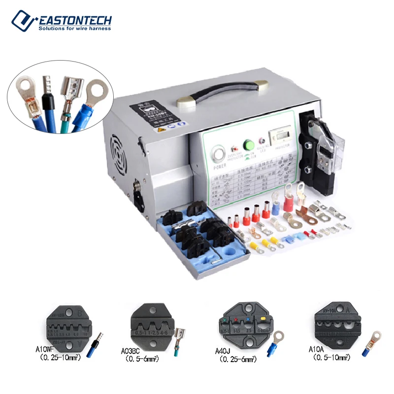 

EASTONTECH EW-10ET-2 Customizable Terminal Crimping Machine Wire Criming Press Tools