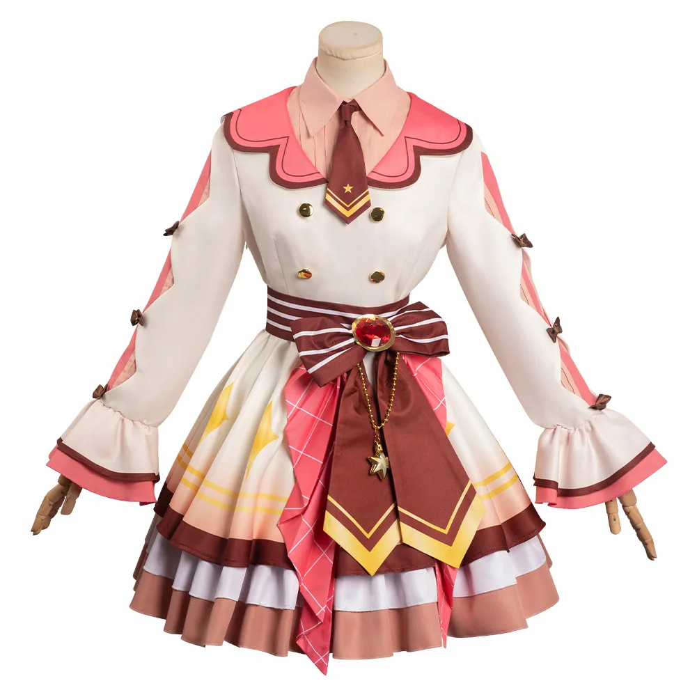 OSHI-NO KO Arima Kana Cosplay Costume pour Femme Adulte, Robe de Femme de Chambre Lolita, Tenues d'Halloween, Carnaval, ix, Trempé