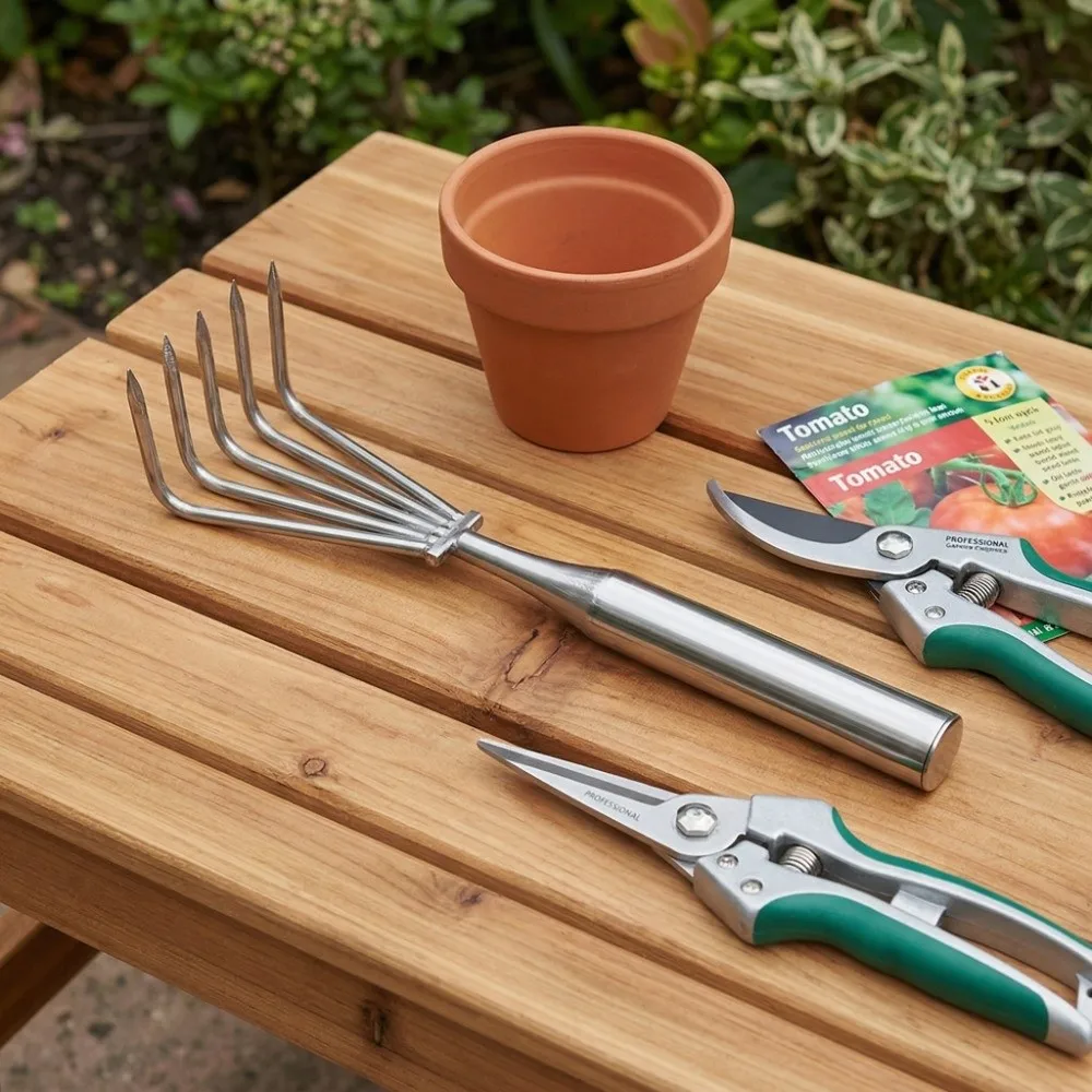 3/5 Claws Garden Hand Rake Manual Stainless Steel Small Leaf Rakes Durable Integrated Weeding Removal Puller Planting Vegetable