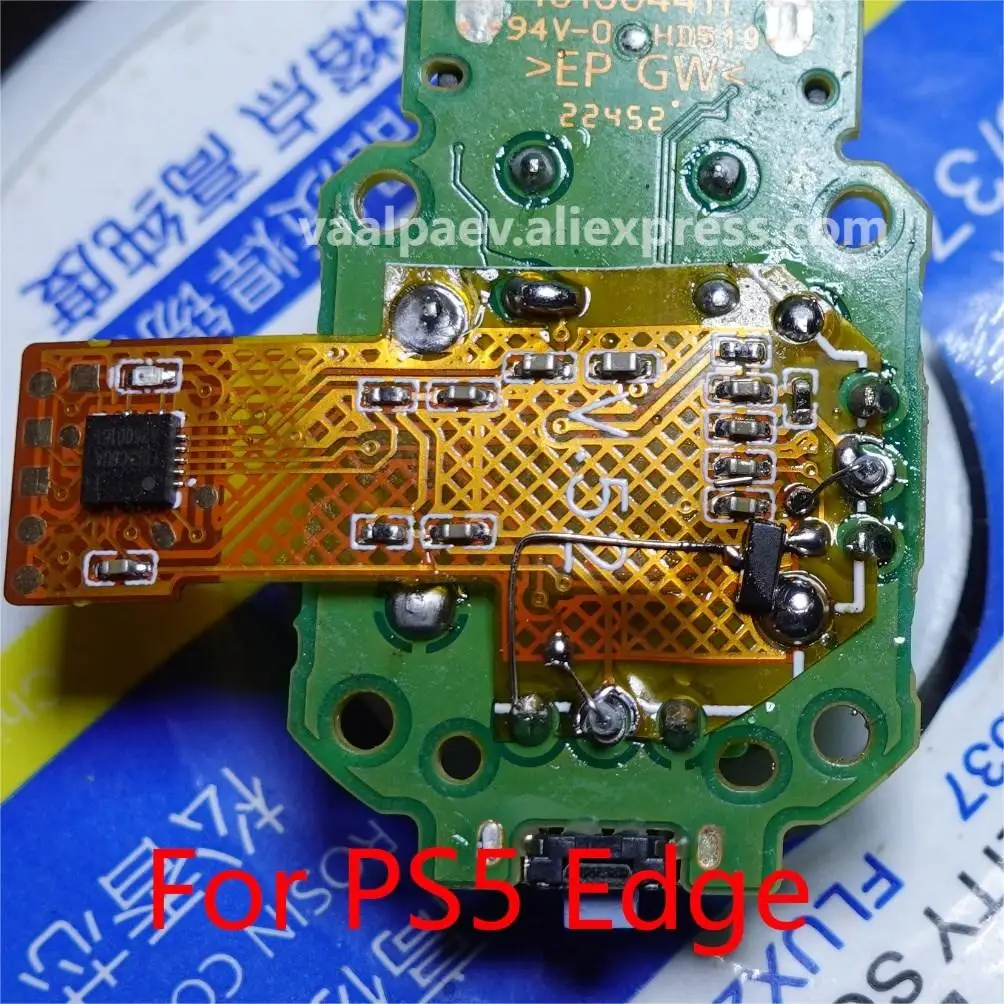 For PS5 Elite Gamepad DualSense Edge Wireless Controller Module Hall Effect Analog Joystick Calibration Boards V52 Driver PCB