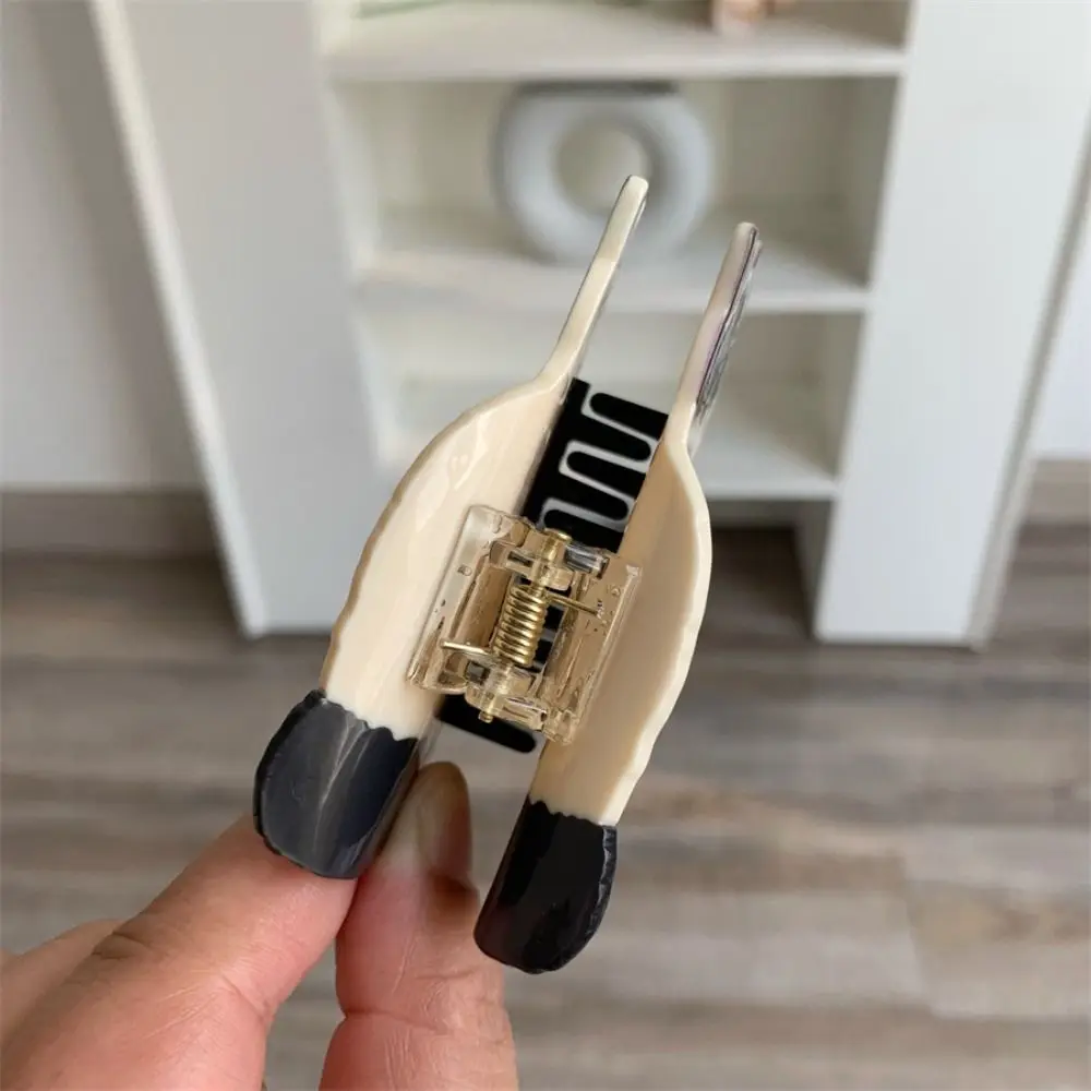 

Заколка для волос в корейском стиле с мультяшным котенком, ацетатная, в форме когтя, аксессуар для волос, заколка-краб в виде животного, женская