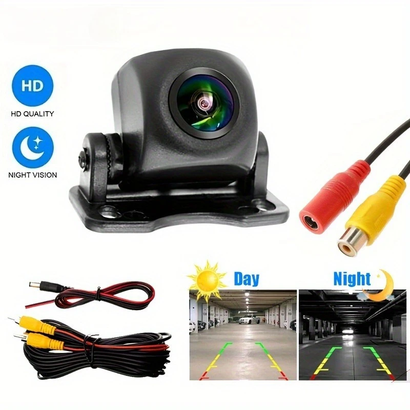car reversing camera with wide-angle, suitable for automotive multimedia MP5 4.3-inch, 5-inch, and 7-inch monitor displays