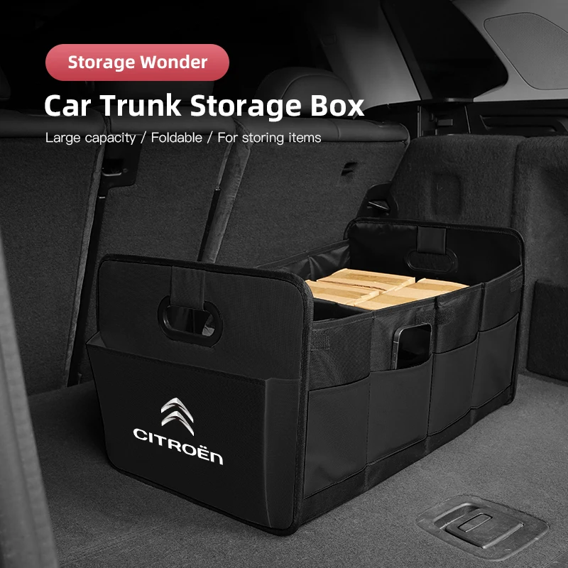 

Large Capacity Foldable Car Trunk Storage Box For Citroen C8 DS3 C6 C3 Vts C4 Saxo C4L C5 C2 C1 Xsara C3-XR Picasso Berlingo