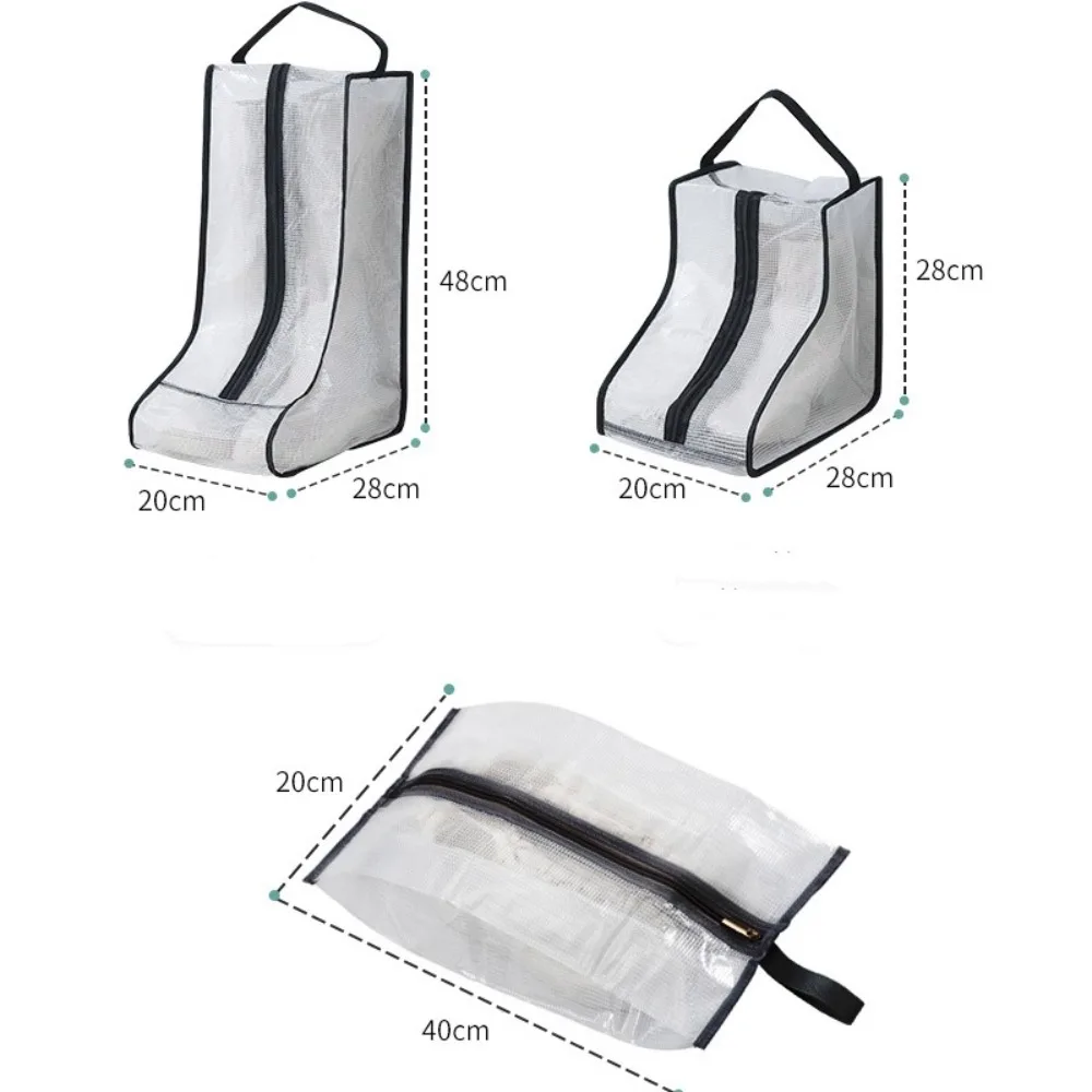 المحمولة مقاوم للماء التمهيد حقيبة التخزين الغبار الرطوبة الأحذية المنظم طوي تخزين الأحذية أكياس الأحذية