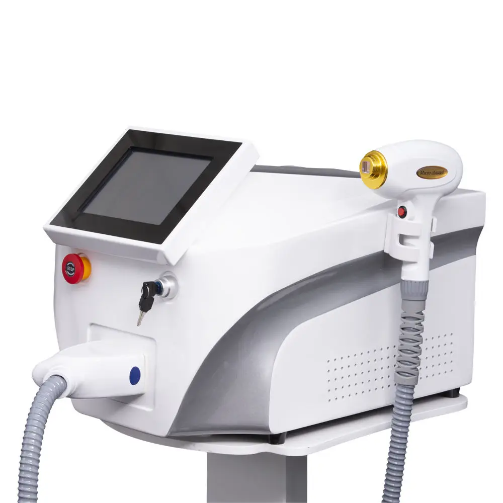 Portable Three-Wave Semiconductor Laser Hair Removal Device 755nm/808nm/1064nm Ice Cooling Painless Treatment for Home Use - Image 2