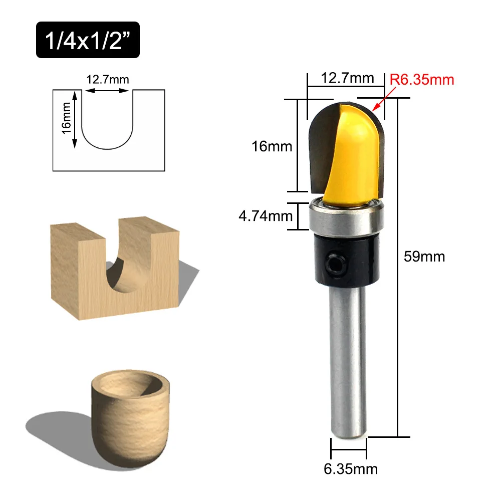 It is used for slotting, clearing, opening round bottom, digging arc, trimming arc to make bowl milling cutter