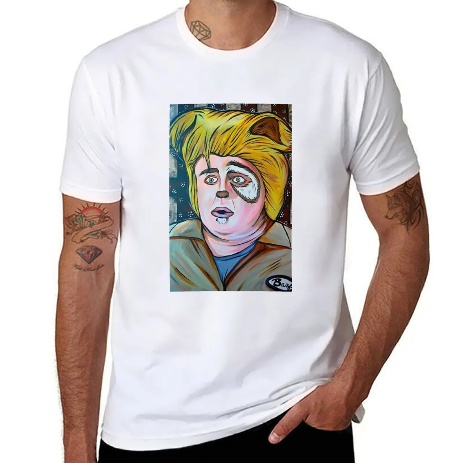 

Gifts For Men Barf The Mawg Halloween T-Shirt cotton tshirt 100% funny t shirts man T-Shirt