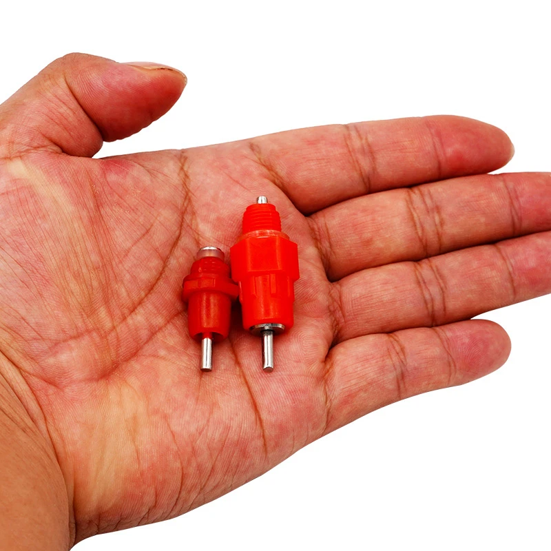 10/15/20/50 Pcs Huhn Tränke Nippel Trinker Wachtel Taube Tränke Nippel Automatische Wasser Frühling Typ Geflügel landwirtschaft Liefert – Detail 6