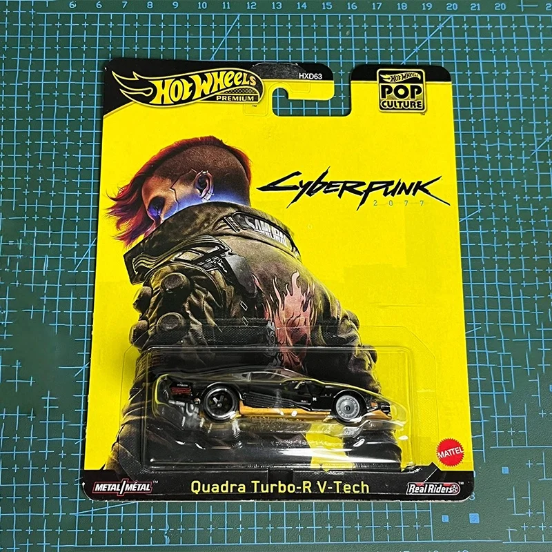 Nuevo Hot Wheels HXD63 Original, Edición Gold Label, Pop Culture Cyberpunk 2077, Knight Rider, The Nightmare Before Christmas, Modelo de Auto Fundido a Presión