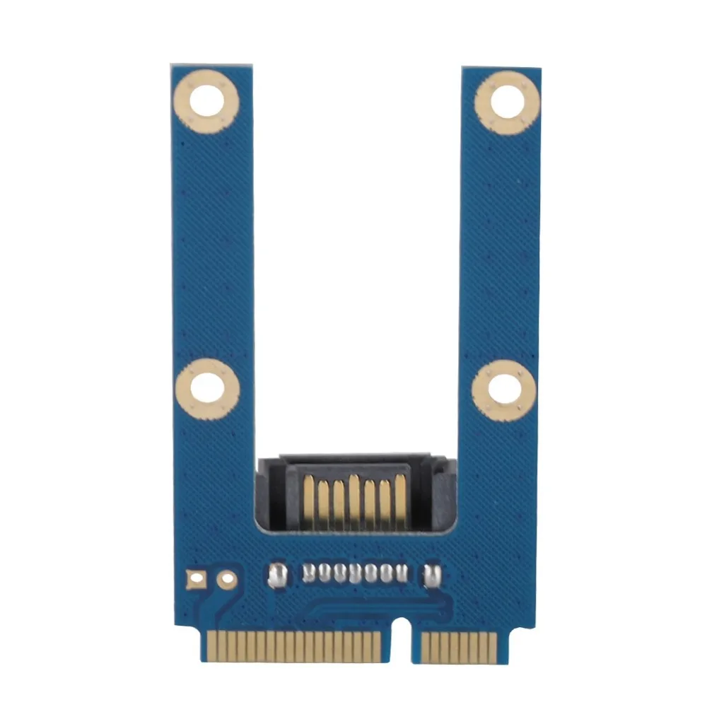 Durable 7pin SATAs MSATA To SATA SAdapter Breakable Practical MSATA To SATAs Converter SATAs Adapter Card DIY Computer Building