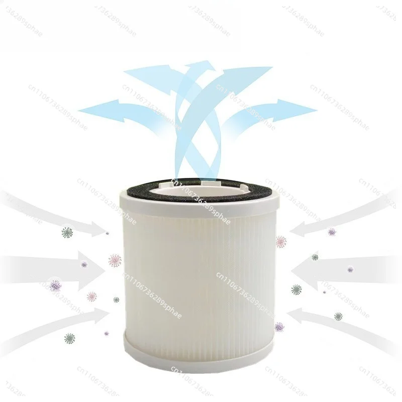 Desktop mini air purifier filter accessories H13 filter element, easy to disassemble and replace the filter