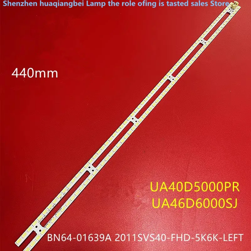 FOR  UE40D5000PW Light Bar 2011SVS40-56K-H1-1CH-PV BN64-01639 100%NEW LED backlight strip 440MM 62LED