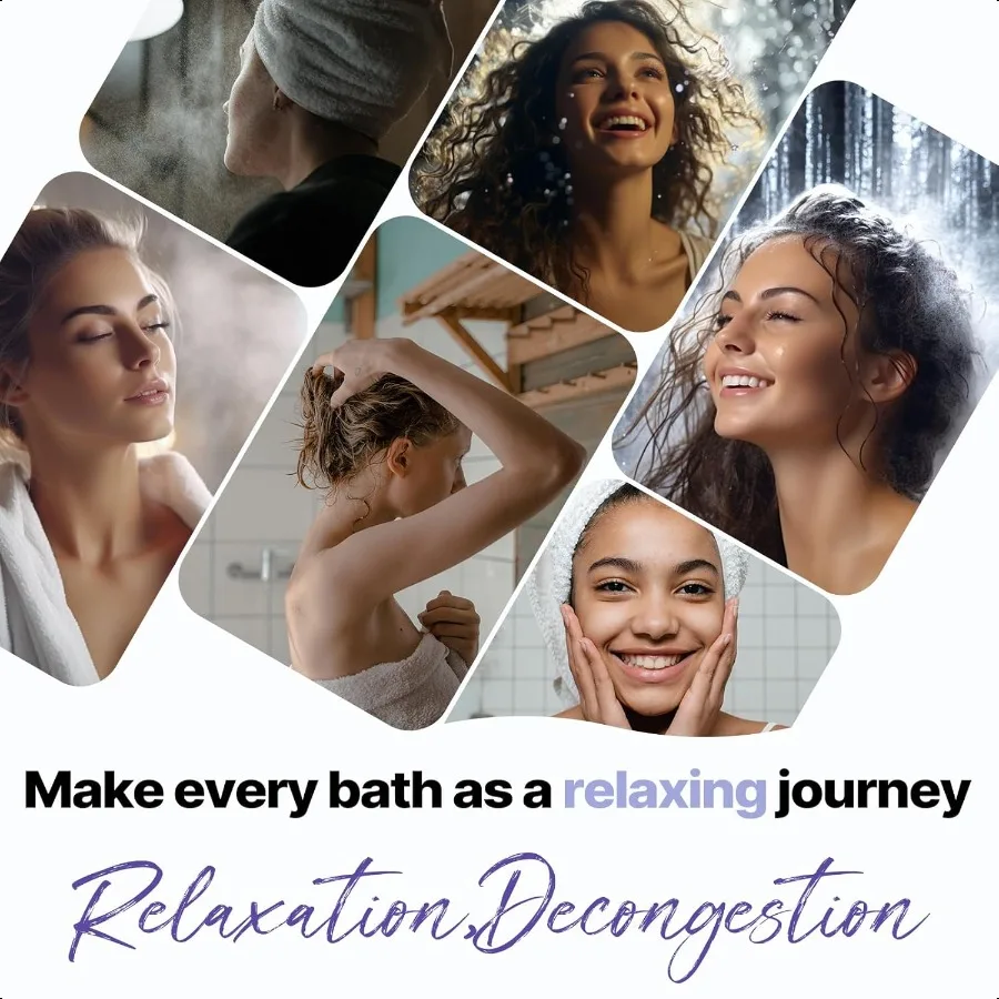 Douchestomers Aromatherapie Verjaardagscadeaus voor vrouwen 8-delige kousvullers Witte olifant Cadeaus voor volwassenen Moeder Mannen Tiener Zelf