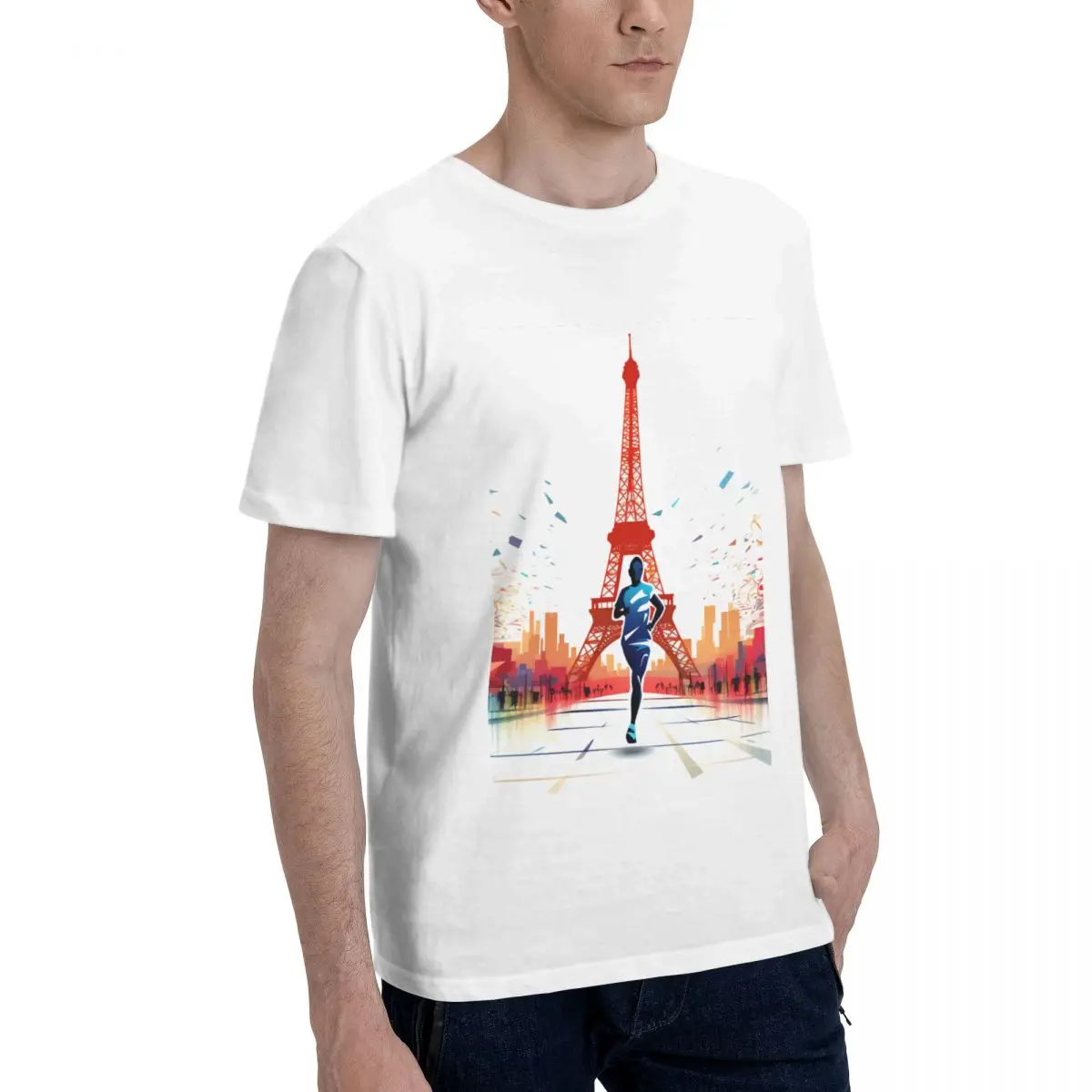 Bastille Day Happy T-shirt Unisex France Patriotic Eiffel Tower sports T Shirts running paris concept Summer T-Shirts