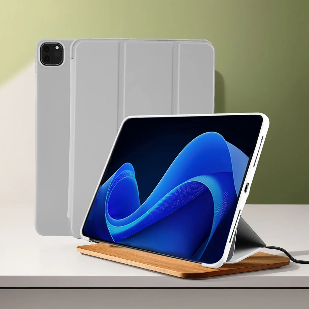 Für iPad Pro 11 Zoll 4./3./2./1. Generation (2022/2021/2020/2018) Air 4/5/6/7 Magnetische Flip Smart Cover Weiche Silikonhülle