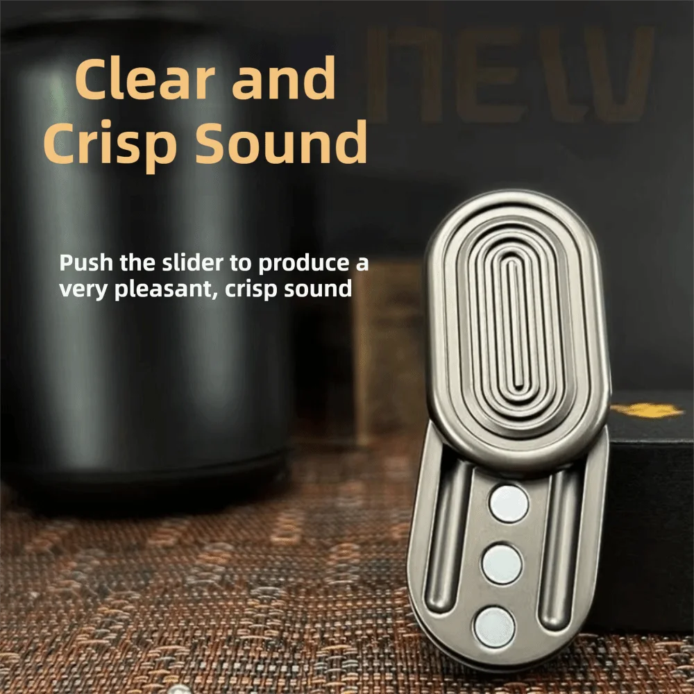 Metalowa konstrukcja, magnetyczna karta do przesuwania, trójwarstwowa struktura, nieskończony rytm, trójwarstwowa karta do przesuwania, magnetyczna konstrukcja, slider antystresowy.