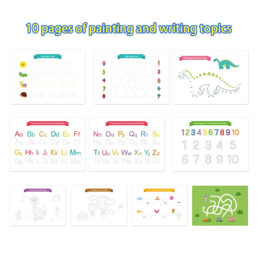 Kinderbuch Farm-Themen-Lehrbuch für Kleinkinder Vorschul kinder 10 Themen 8 Stifte Montessori Spielzeug Kinder buntes Aktivität sbuch