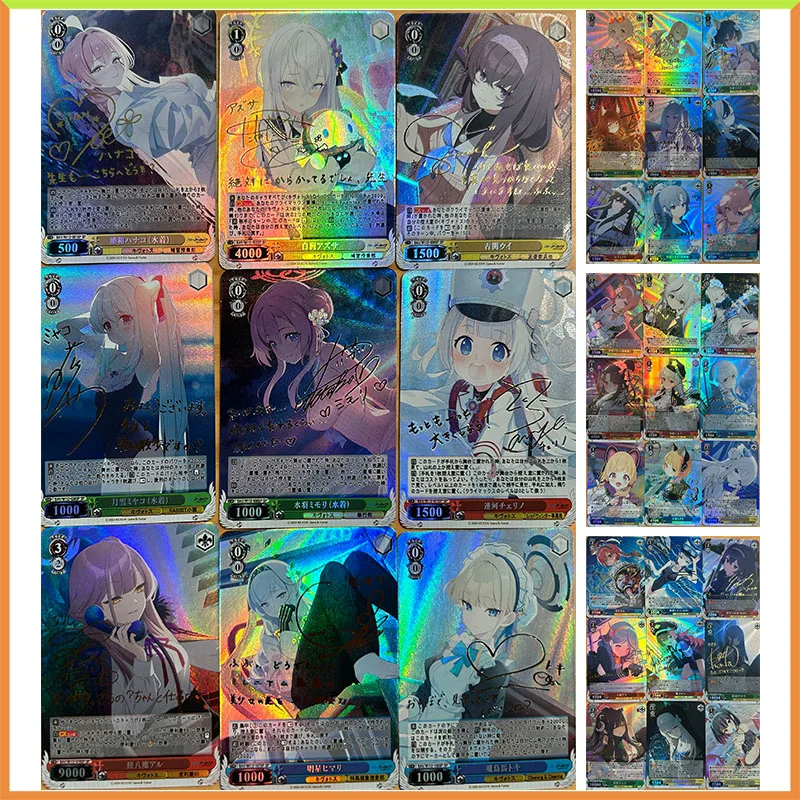 Anime Weiss Schwarz DIY ACG Tabletop Games Battle Flash Cards Misono Mika Toys for boys Collectible Cards Birthday Present