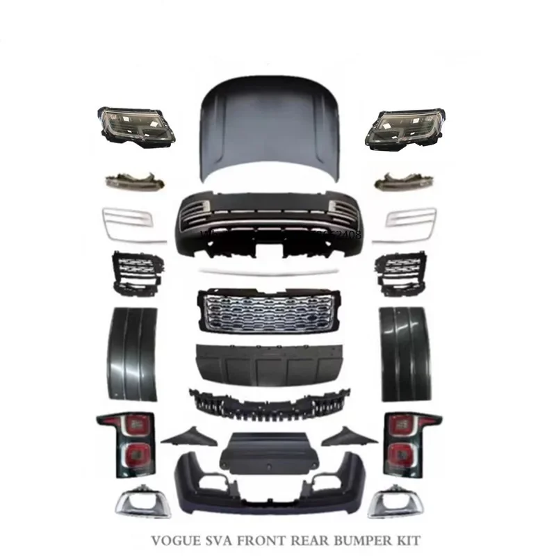 L405 SVA Upgrade Body Kit for Range Rover Vogue IV 2013 2014 2015 2016 2017 Upgrade to 2018 2019 2020 2021 2022 Facelift Parts