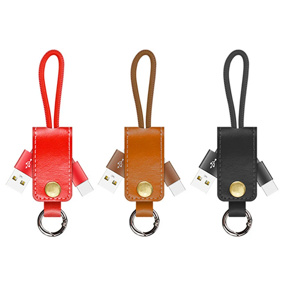 

Type C Keychain Fast Charging USB Cable Key Holder Charge Data Sync Durable Eco Friendly Flexible Convenient Carry