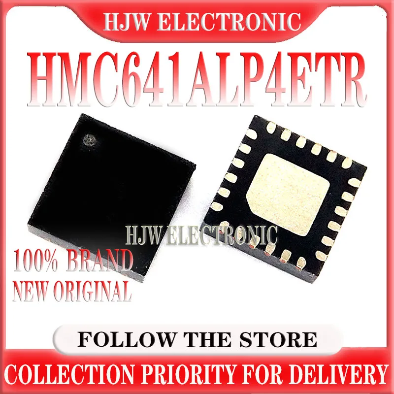 

1PCS 100%NEW HMC641ALP4ETR HMC641ALP4E IC RF SWITCH SP4T 20GHZ 24QFN