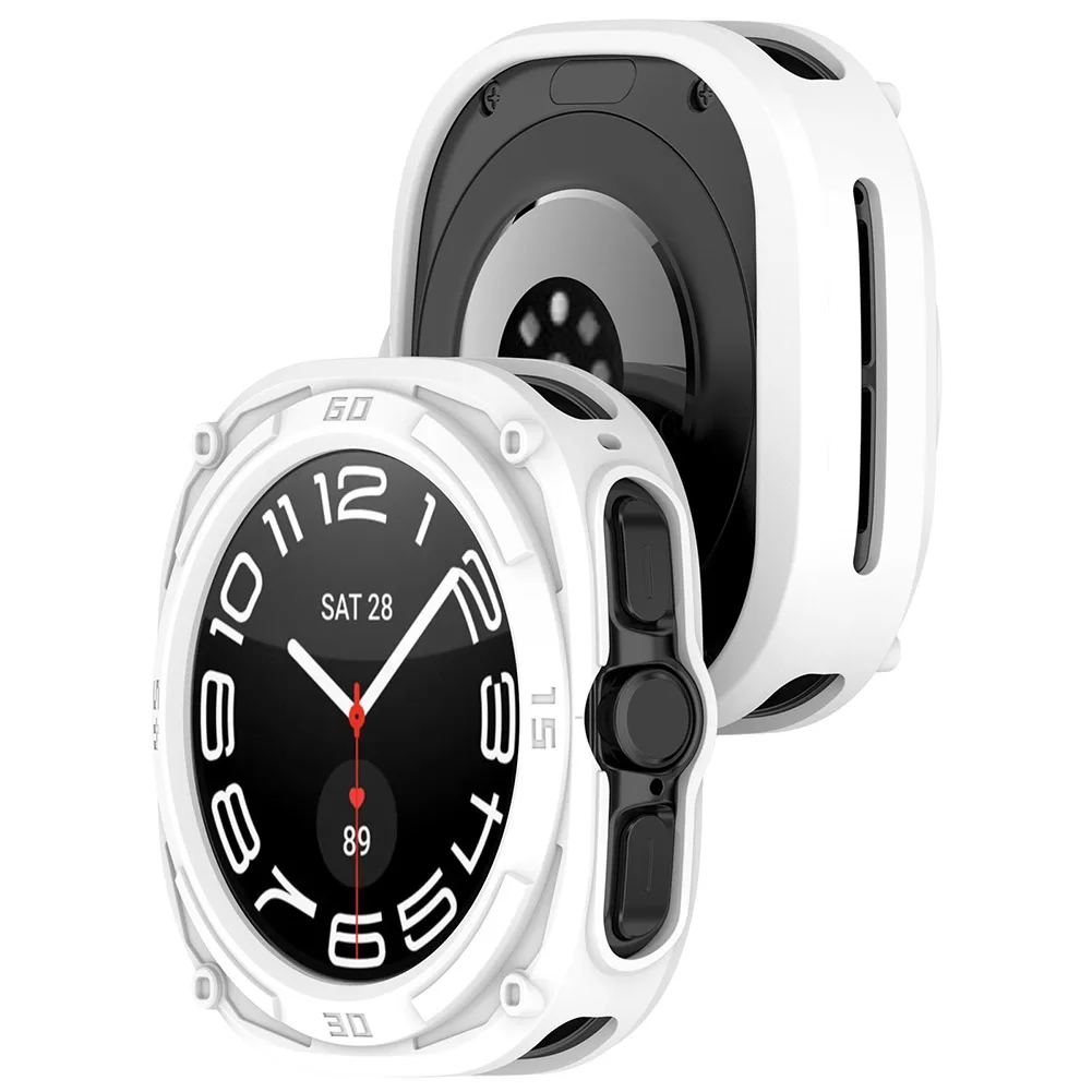 

TPU Watch Case Anti-Drop Soft Bumper All-Around Shell Protective Shell Case Coveroft for Samsung Galaxy Watch 7 Ultra 47mm Case