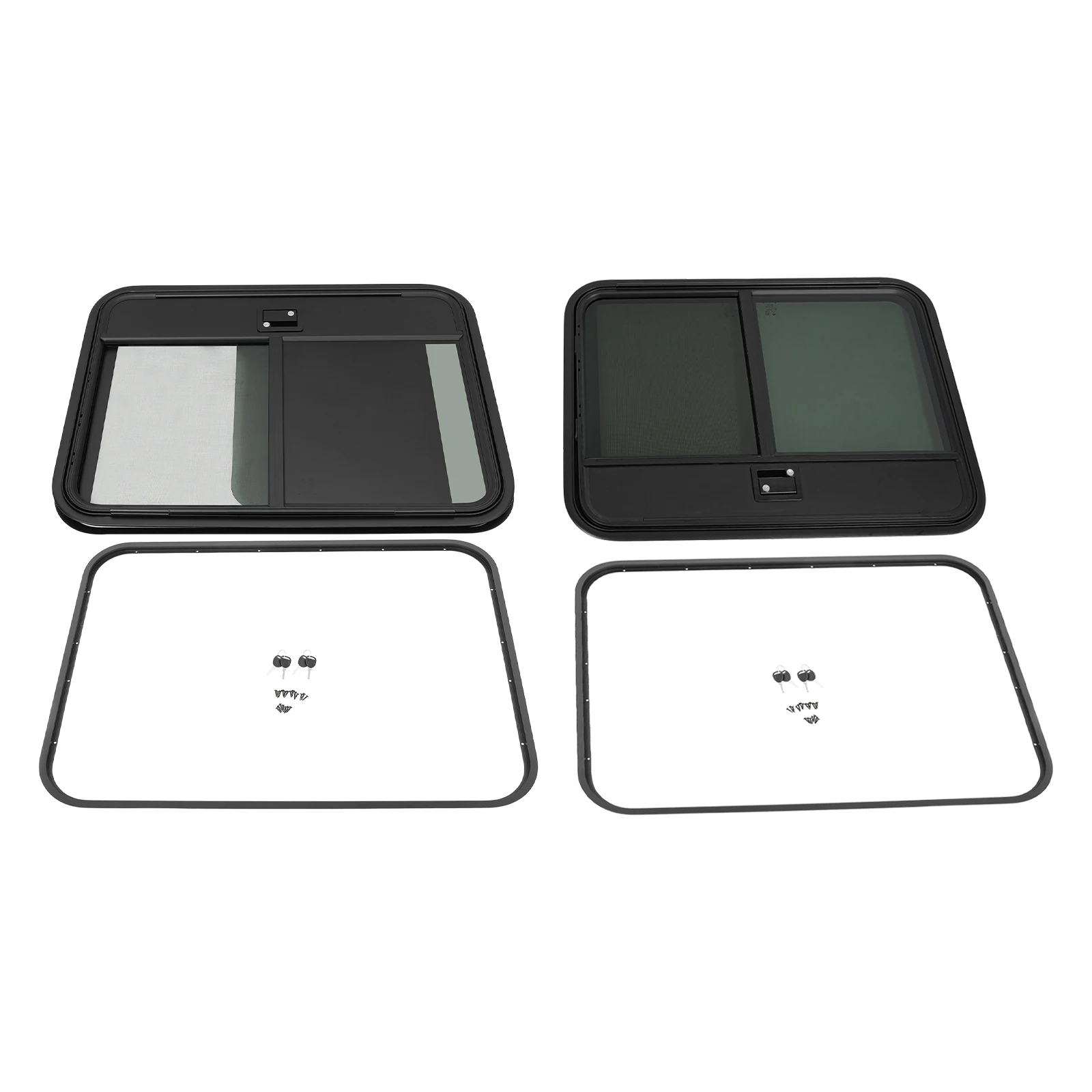 26"B×36"H RV Camper Teardrop Trailer Door, Left Driver and Right Passenger Side Trailer Entry Door, 26"W×36"H RV Camper Door