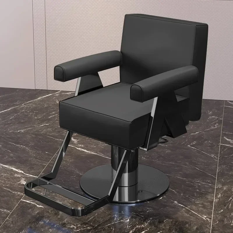 Lash Luxury Makeup Barber Chairs Pedicure Wheel Cosmetic Beauty Barber Chairs Facial Silla Barberia Commercial Furniture YX50BC