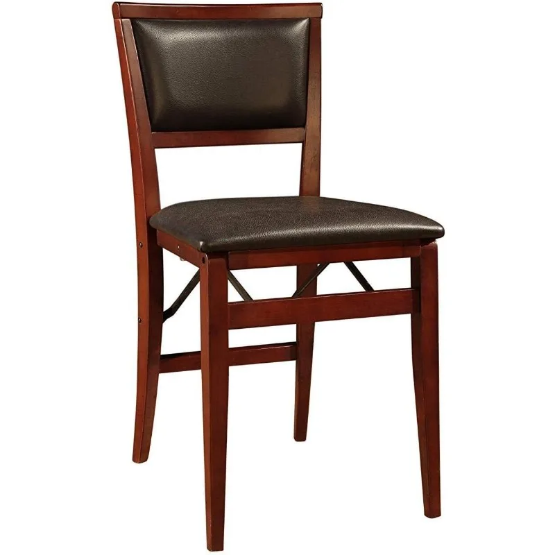 

Folding Chair, Set of 2, Engineered Wood