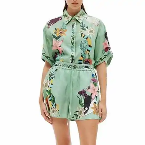 

Женский повседневный свободный костюм irt orts, костюм из двух предметов, уличная одежда для путешествий, водонепроницаемая трикотажная ткань из ПВХ