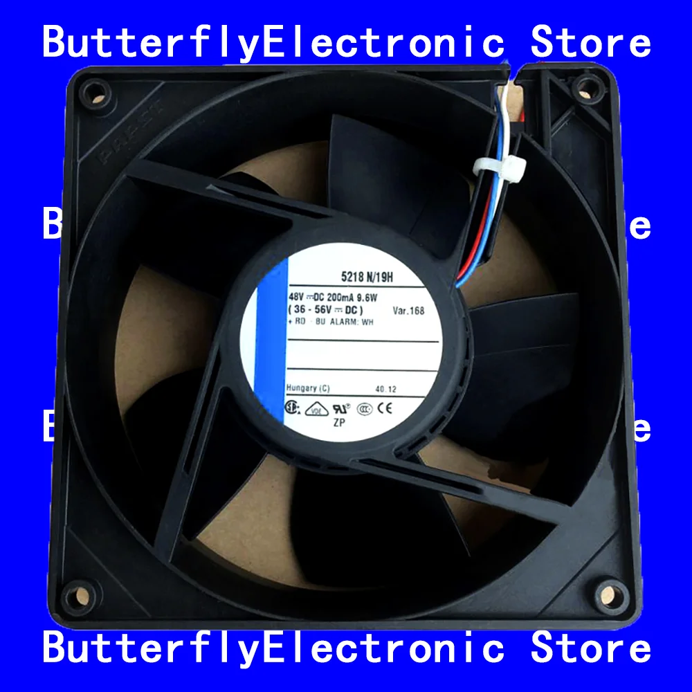 

NEW ORIGINAL 5218N/19H 5218 N/19 H 48VDC 200mA 9.6W COOLING FAN 12738 127*127*38MM