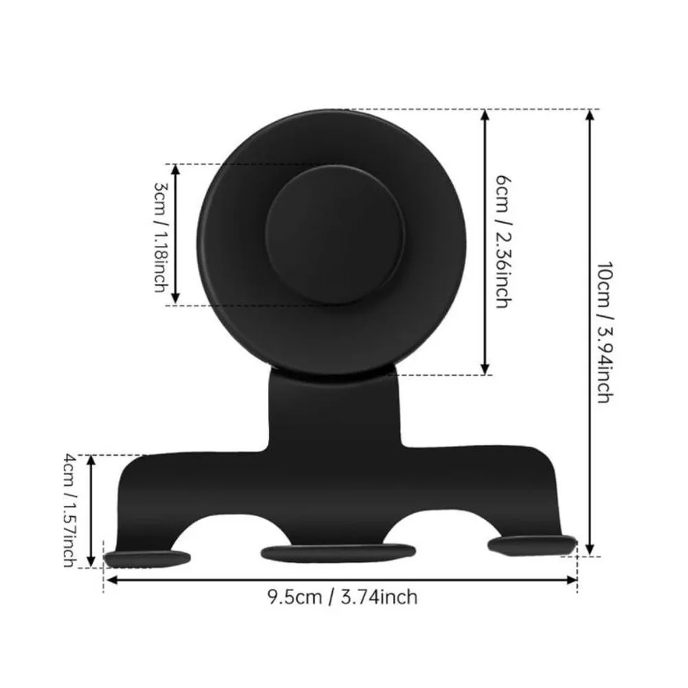 Robust Stainless Steel Hook for Glass Door and For Tile Wall No Screws or Drilling Needed to Hold Bathroom Accessories Safely
