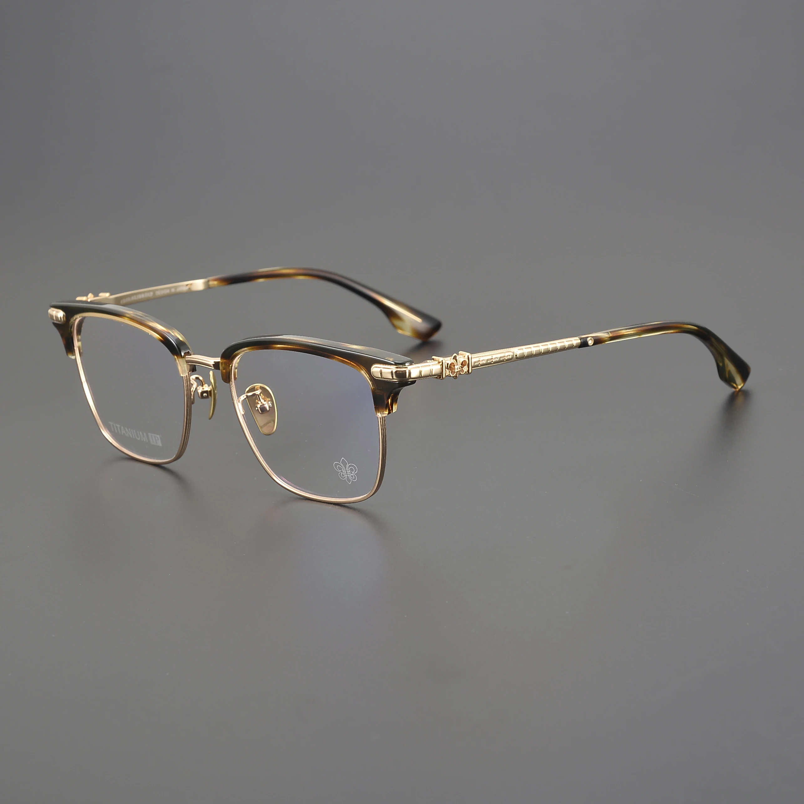 2024 New Eyewear Trends Men'S And Women'S Fashion Alloy Trends Luxury Brand Designer Optical Prescription Eyewear Frames