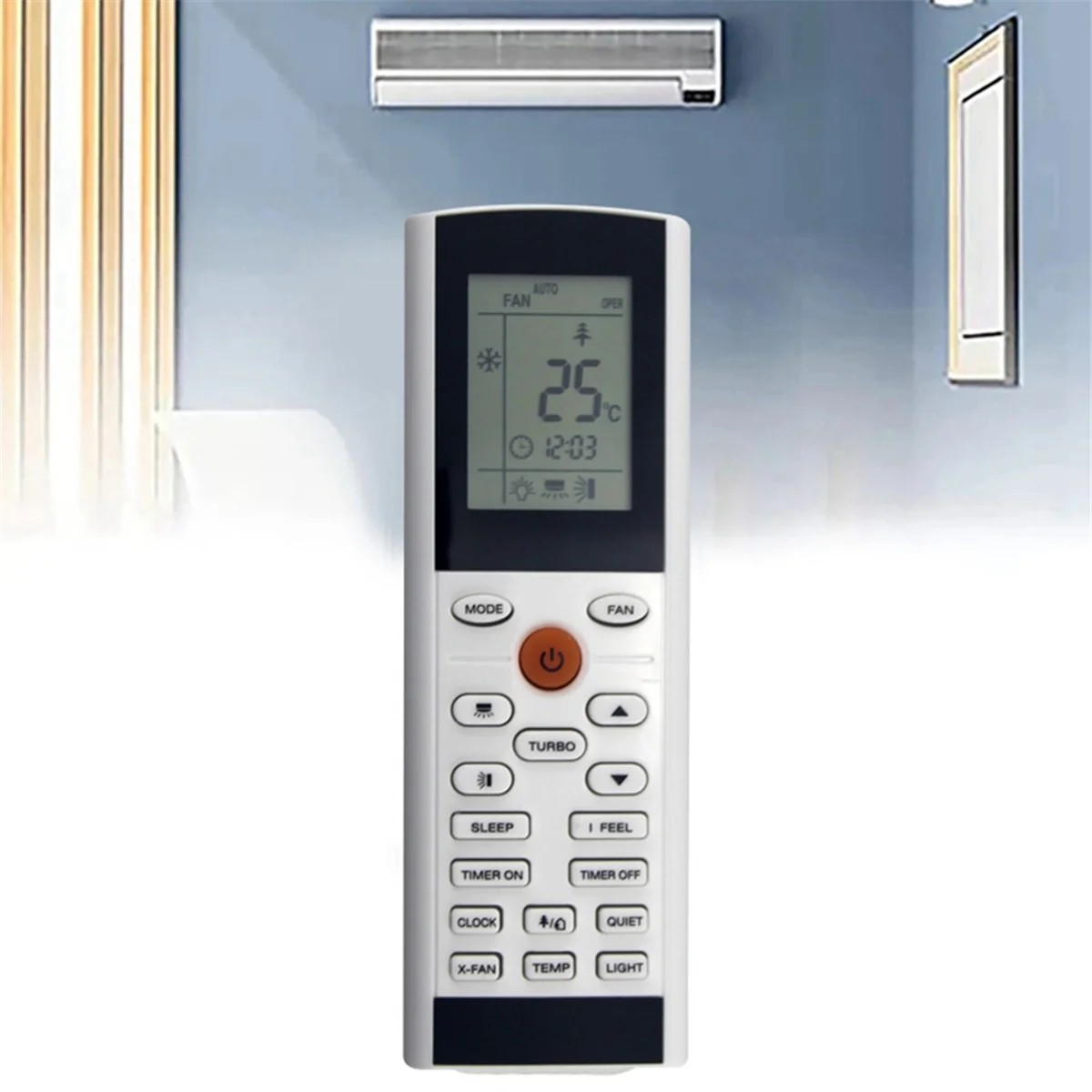 เครื่องปรับอากาศมีรีโมทคอนโทรล YAC1FB แทนที่ด้วยรีโมทคอนโทรลสำหรับ Gree yacifb YAC1FB yacifbi YACIFB6