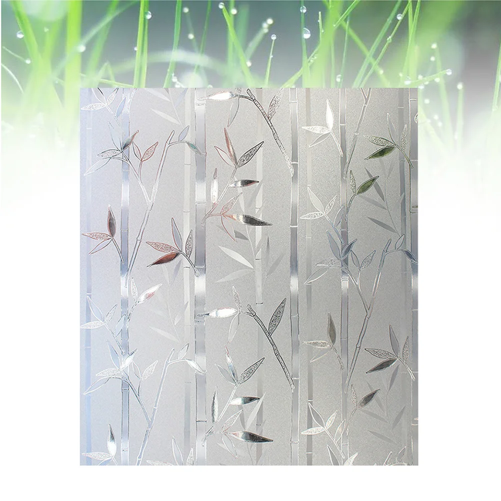 

Uv Blocking 3D Glass Stickers Solar Control Reusable Eye Catching Window Privacy Film for Home Office Heat Insulation