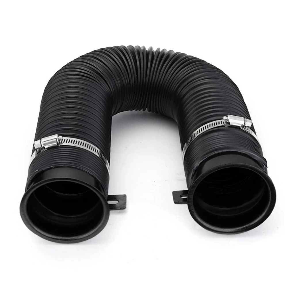 1Pc 76mm Car Air Intake Ventilation Pipe Retractable Air Intake Hose 35*12.5*11cm For Auto Engine Housing Accessories