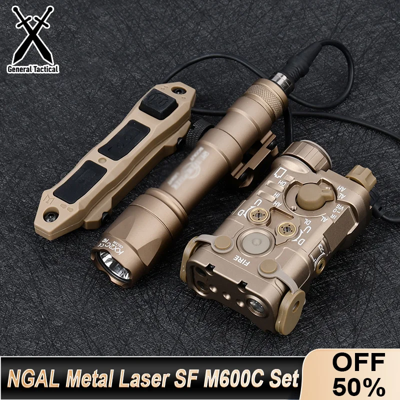 Indicador táctico Metal NGAL multicolor – Compatible rail 20mm Surefire M300/M600
