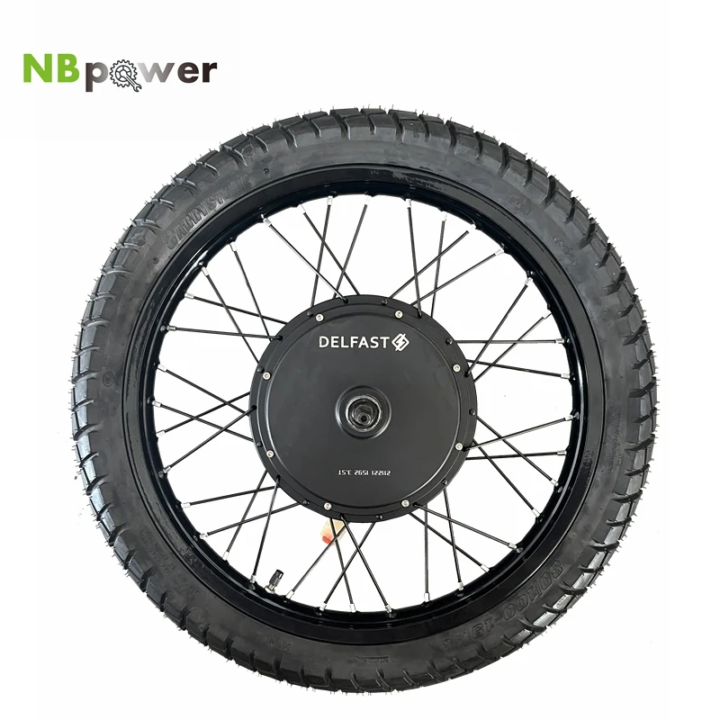 AliExpress NONE Clearance Price! DELFAST Q​S205 5000W 3.5T 150mm Dropout Hub Motor Wheel 19*1.6 Motorcycle Wheel with 80/100-19 City Tire