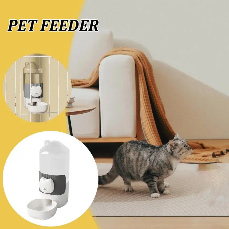 Automatic Feeder For Cage Cage Pet Feeding Bowls Dispenser Dog Cage Water Dispenser Cage Pet Feeding Bowls Dispenser For Cat