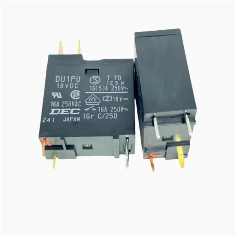 HOT NEW DU1PU-18VDC DU1PU 18VDC DC18V 18V relay 16A 250V 4PIN